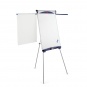 Flipchart feststehend, magnethaftend, 2 seitlich ausklappbare Bildhalter, 